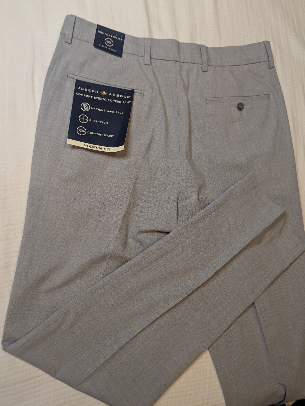 Joseph Abboud Modern Fit Dress Pants - Gray